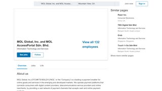 
                            11. MOL Global, Inc. and MOL AccessPortal Sdn. Bhd. | LinkedIn