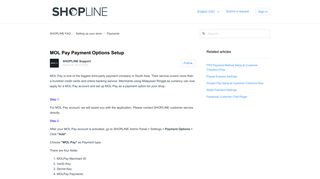 
                            12. MOL Pay Payment Options Setup – SHOPLINE FAQ