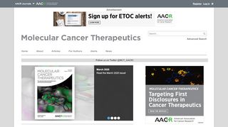 
                            4. Molecular Cancer Therapeutics: Home