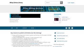 
                            13. Molecular Microbiology - Wiley Online Library