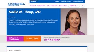 
                            12. Mollie M. Tharp, MD | Find A Doctor | Children's Mercy Kansas City