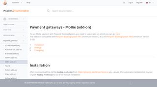 
                            13. Mollie payment gateway | Add-ons and integrations | Pinpoint Booking ...