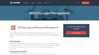 
                            4. MOLPay Login Management - Team Password Manager - Bitium