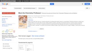 
                            8. Mom the Chemistry Professor: Personal Accounts and Advice from ...