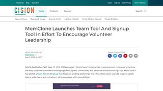 
                            10. MomClone Launches Team Tool And Signup Tool In Effort To ...