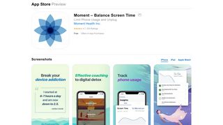 
                            11. Moment – Screen Time Tracker on the App Store - iTunes - Apple
