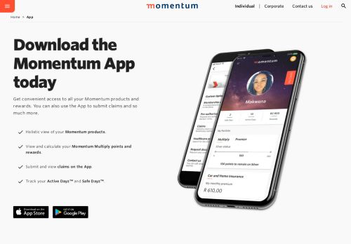 
                            6. Momentum app