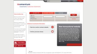 
                            2. Momentum Collective Investments login