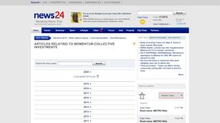 
                            9. momentum collective investments on News24