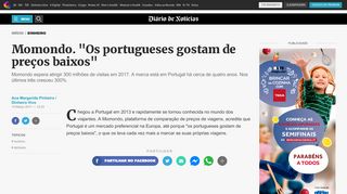 
                            13. Momondo. ″Os portugueses gostam de preços baixos″