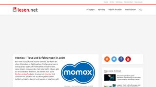 
                            9. Momox - Test und Erfahrungen in 2019 » lesen.net