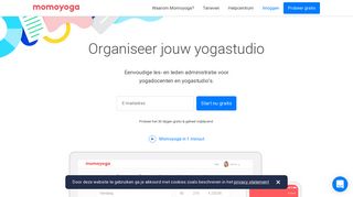 
                            5. Momoyoga: Management software voor yogastudio's