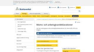 
                            8. Moms- och arbetsgivardeklarationer | Skatteverket