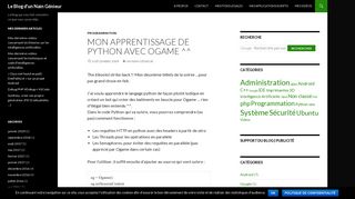 
                            7. Mon apprentissage de python avec Ogame - Le Blog d'un Nain Génieur