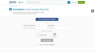 
                            1. Mon compte - eBuyClub