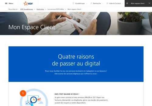 
                            10. Mon Espace client | EDF Guadeloupe