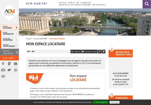 
                            10. Mon espace locataire | ACM Habitat