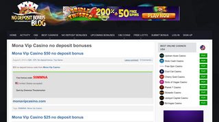 
                            5. Mona Vip Casino no deposit bonus codes