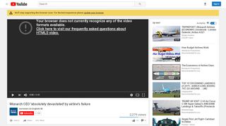 
                            12. Monarch CEO 'absolutely devastated' by airline's failure - YouTube