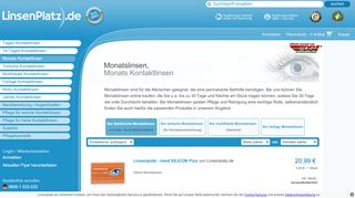 
                            8. Monatslinsen online kaufen, Monats Kontaktlinsen ... - Linsenplatz