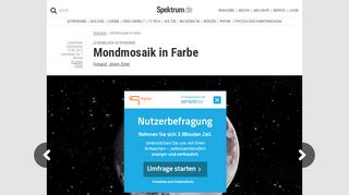 
                            13. Mondmosaik in Farbe - Spektrum der Wissenschaft