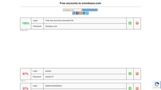 
                            6. mondozoo.com - free accounts, logins and passwords