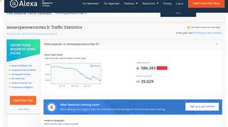 
                            10. Monespacesecuritas.fr Traffic, Demographics and Competitors - Alexa