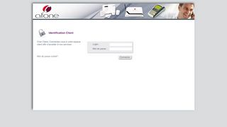 
                            2. Monetique - Identification Client - Afone