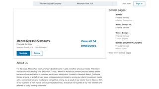 
                            9. Monex Deposit Company | LinkedIn