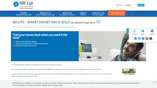 
                            1. Money Back Insurance Policy | SBI Life Smart Money back Gold