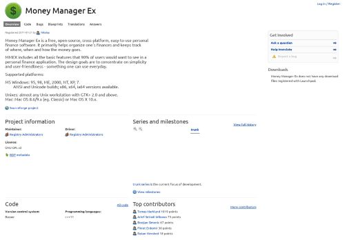 
                            10. Money Manager Ex in Launchpad