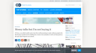 
                            7. Money talks but I′m not buying it | Business| Economy and finance ...