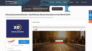 
                            8. Money2anywhere Reviews, Ratings & Fees- Money Transfer Service ...