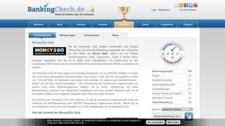 
                            6. Money2Go Card | BankingCheck.de