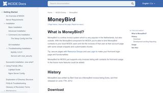 
                            9. MoneyBird | MODX Extras - MODX Documentation