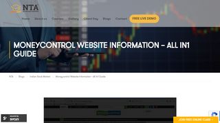 
                            9. Moneycontrol - About Website, Share Price, Login, Features - NTA™️
