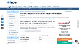 
                            7. Moneycorp online money transfers - Finder.com