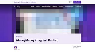 
                            11. MoneyMoney integriert Kontist