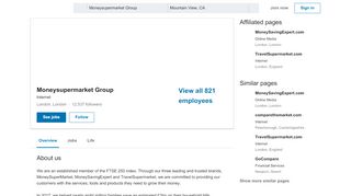 
                            7. Moneysupermarket Group | LinkedIn