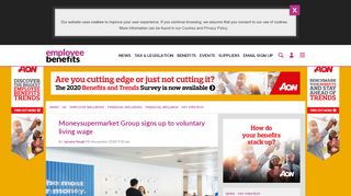 
                            9. Moneysupermarket Group signs up to voluntary living wage