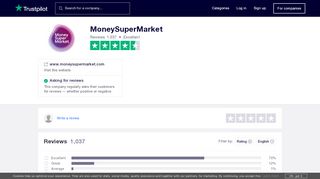 
                            8. MoneySuperMarket Reviews | Read Customer Service Reviews of ...