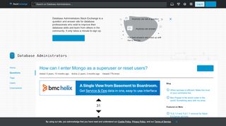 
                            8. mongodb - How can I enter Mongo as a superuser or reset users ...