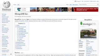 
                            6. MongoDB Inc. - Wikipedia