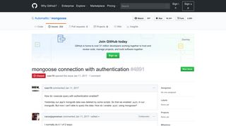 
                            6. mongoose connection with authentication · Issue #4891 · Automattic ...