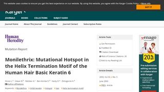 
                            8. Monilethrix: Mutational Hotspot in the Helix Termination Motif of the ...