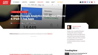 
                            6. Monitor Google Analytics From Your iPhone & iPad: 7 Top Apps