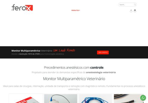 
                            5. Monitor Multiparamétrico Veterinário - Ferox