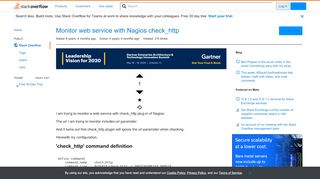 
                            9. Monitor web service with Nagios check_http - Stack Overflow