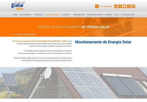 
                            1. Monitoramento - PHB Solar