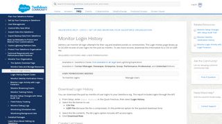 
                            11. Monitorar histórico de logins - Salesforce Help